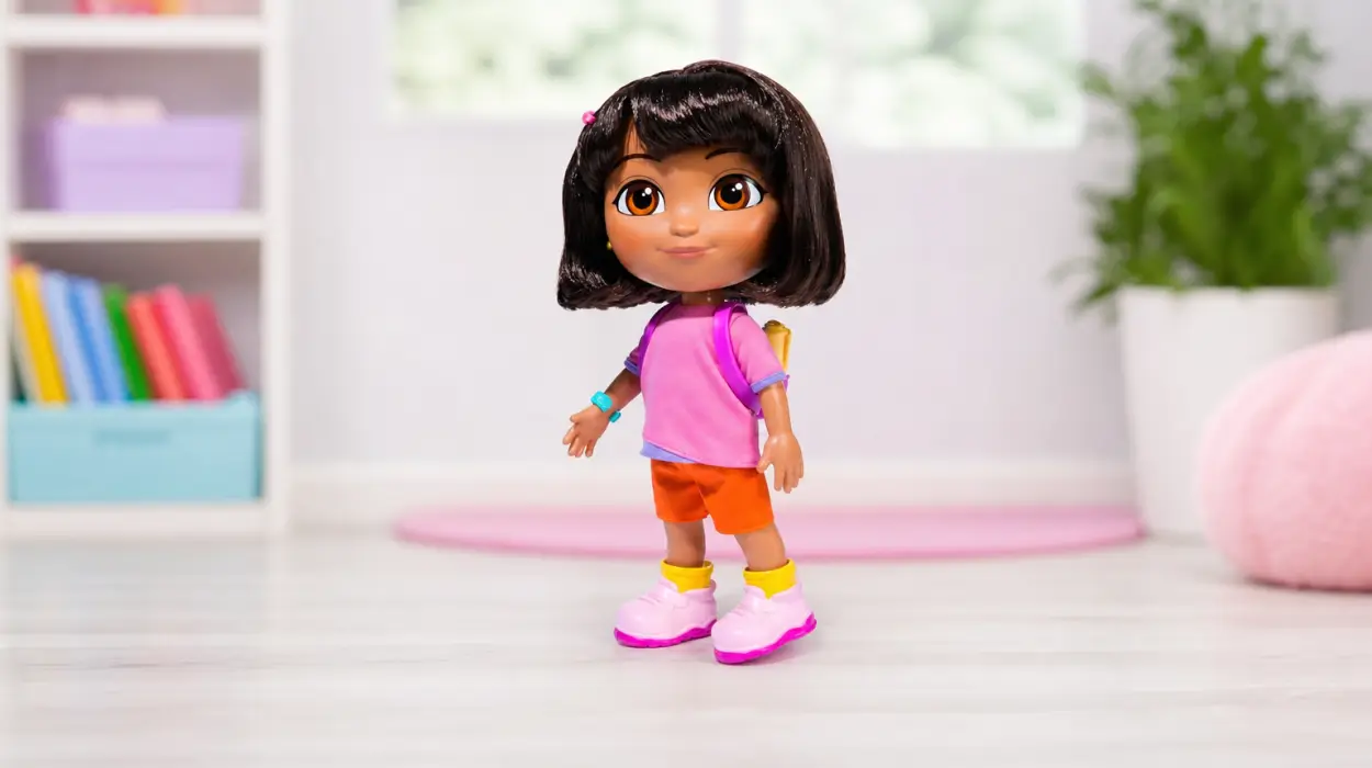 Muñeca Dora la Exploradora que canta, explora y habla con frases bilingües