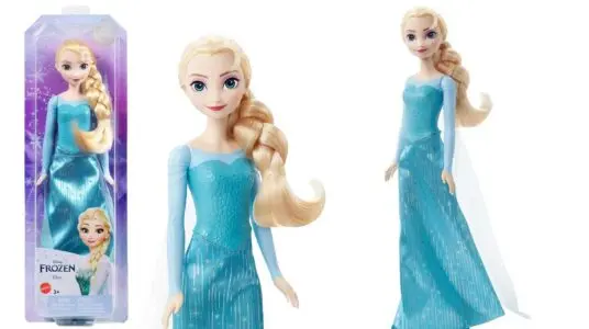 Elsa Frozen con look Reina del Hielo de Mattel barata