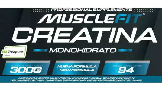 Proteína monohidrato MuscleFit sabor neutro de 300 gr
