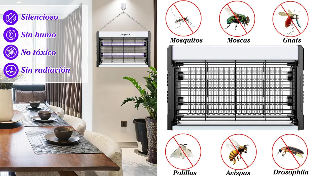 Lámpara antimosquitos Neijiaer de 3.200 V barata