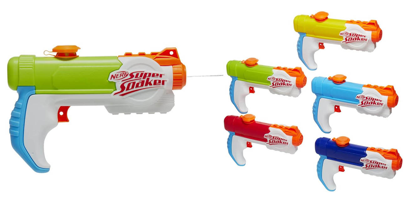 Nerf super Soaker Piranha lanzadores agua baratos