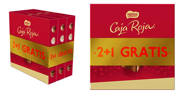 Nestle caja roja bombones baratos