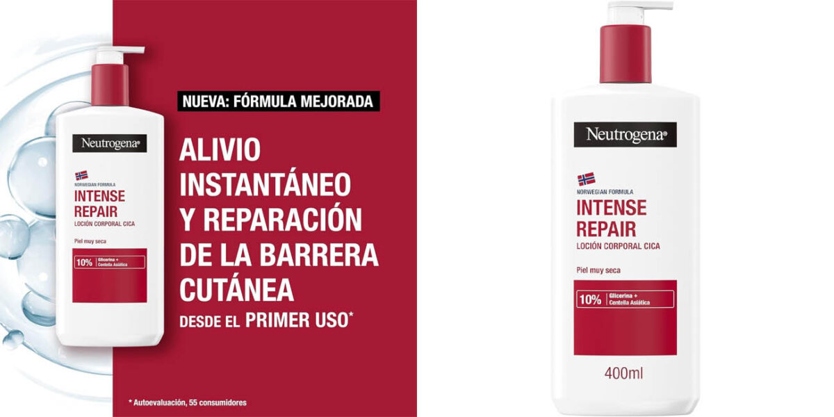 Crema hidratante corporal Neutrogena Reparación Intensa de 400 ml