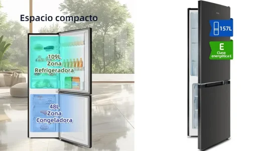 Frigorífico combi CHiQ FBM157L42 de 157 litros