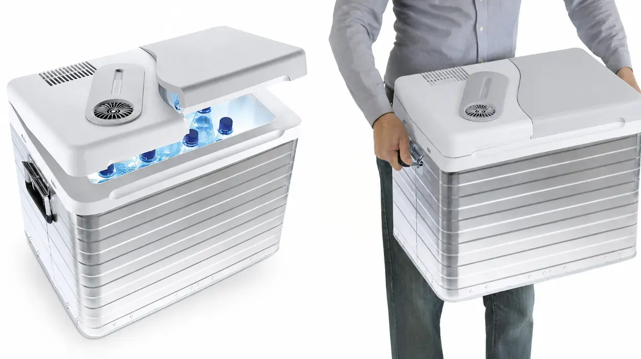 Nevera eléctrica portátil Mobicool Q40 de aluminio con 39 l de capacidad