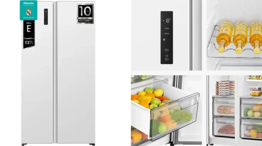 Frigorífico americano Hisense RS3P538NEWE Side By Side