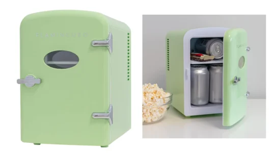 nevera pequeña Flamingueo de 4 litros con función frío y calor