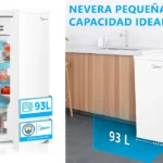 nevera pequeña Midea de 93 litros