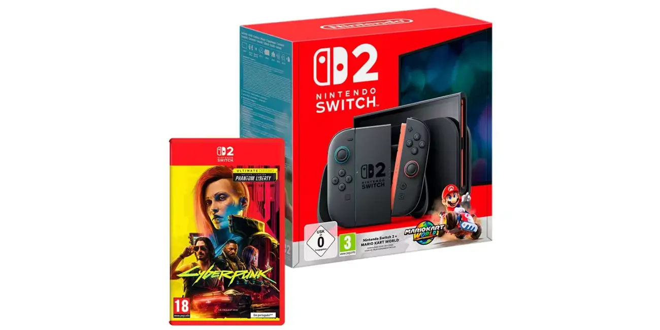 Nintendo Switch 2 con dos juegazos