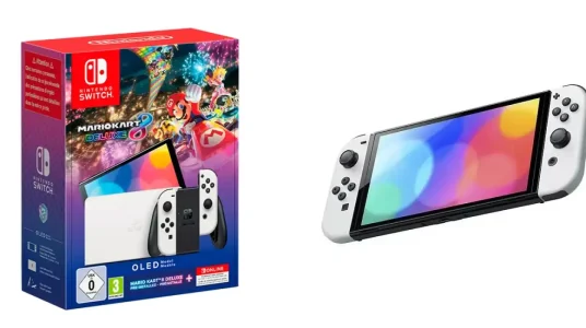 Consola Nintendo Switch OLED + Mario Kart 8 Deluxe + 12 meses Switch Online
