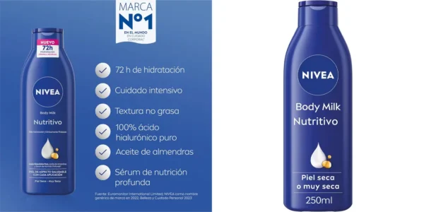 Nivea Body Milk Nutritivo de 250 ml