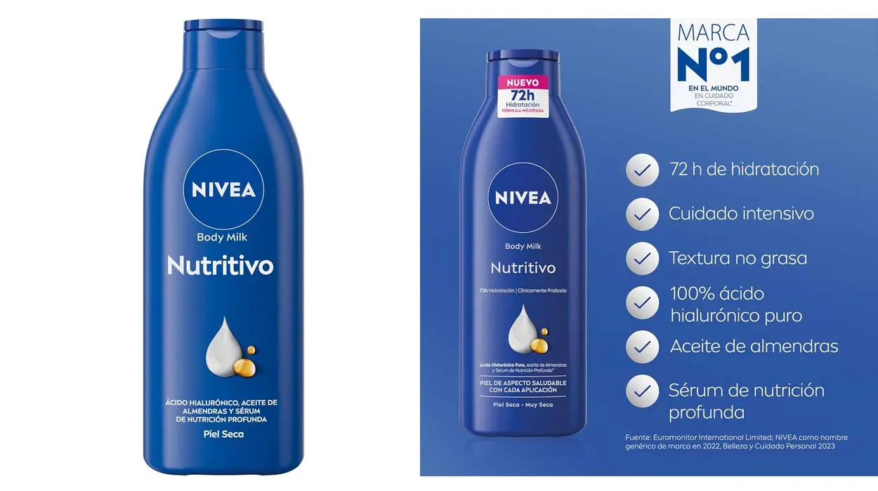 Nivea Body Milk Nutritivo barato
