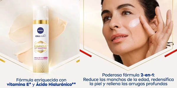 nivea Luminous630 crema día sérum pack oferta