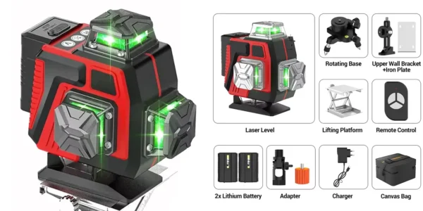 Nivel láser 4D de 16 líneas