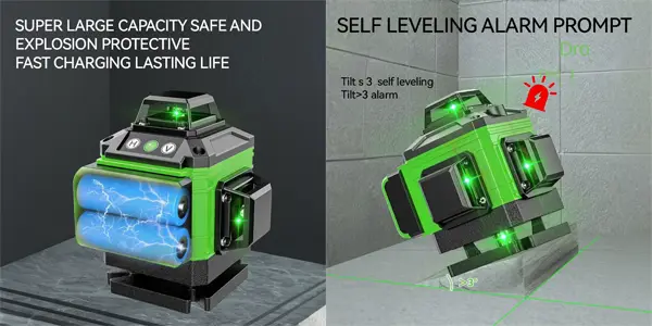 Nivel láser 360º DWiusty 4D