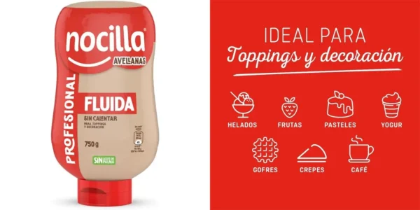 Nocilla Profesional Fluida sabor Avellana