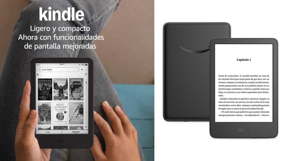 Nuevo Amazon Kindle de 16 GB más ligero y compacto