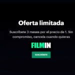 Oferta Filmin 3 meses por el precio de 1