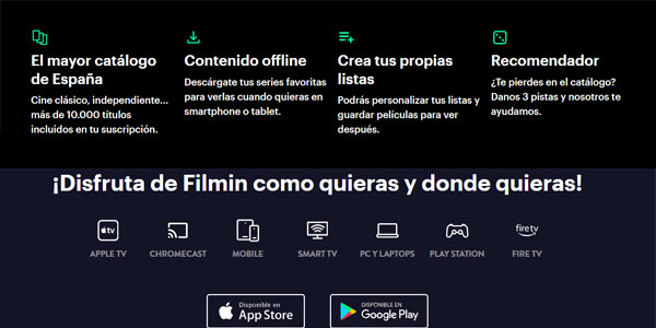 Oferta verano Filmin 3 meses por el precio de 1