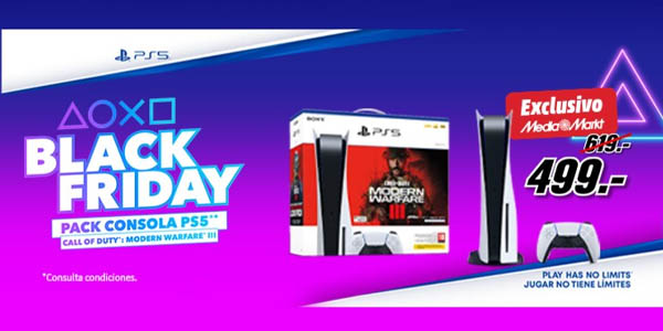PS5 barata en el Black Friday de Media Markt