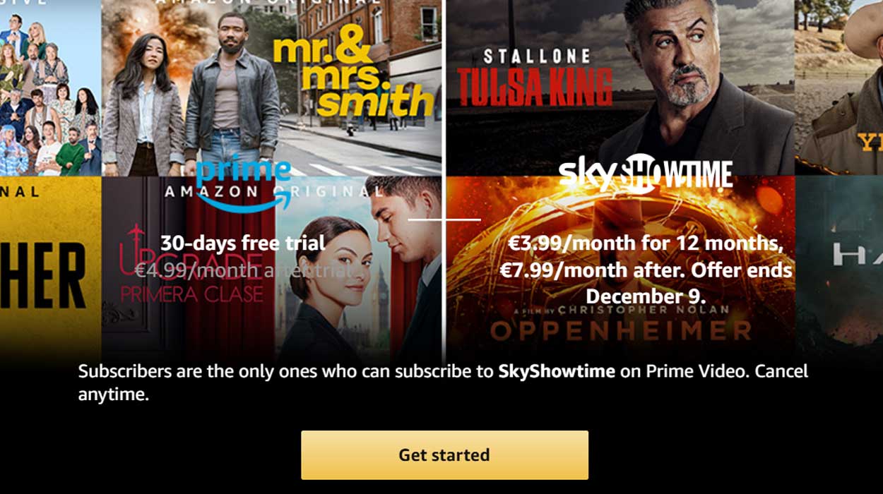 ULTIMO DIA SkyShowtime por 3 99 mes durante 12 meses en Amazon Prime