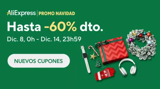 Promo de Navidad de AliExpress