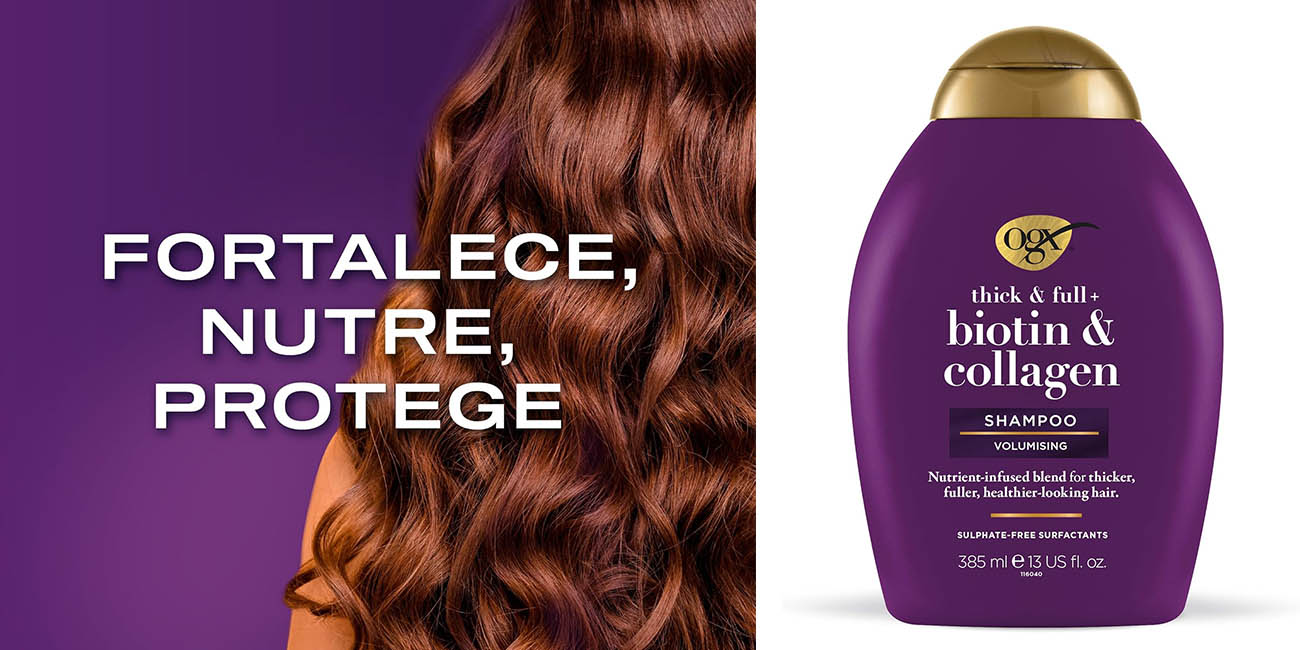 OGX Biotin Collagen champú chollo
