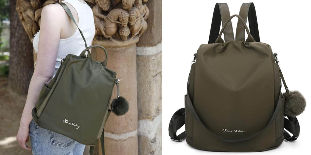 Bolso mochila antirrobo para mujer