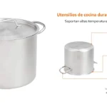 olla Amazon Basics de acero inoxidable 11,4 litros