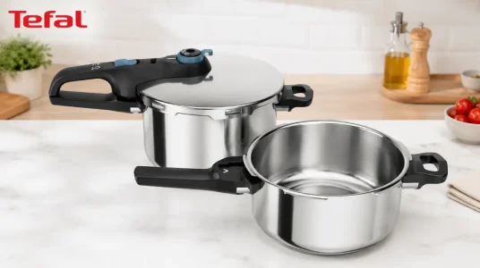 Olla a presión Tefal Secure Trendy 2 cuerpos