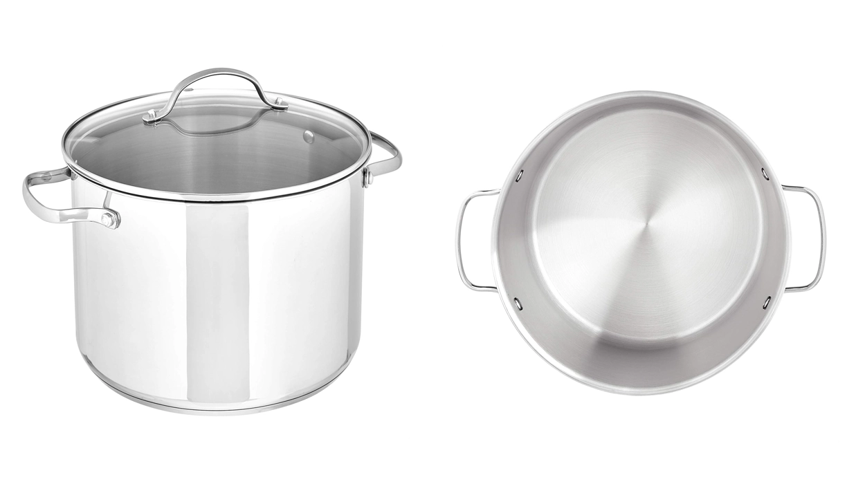 olla de acero inoxidable de 7,6 litros Amazon Basics