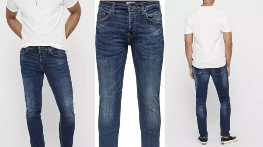 Pantalones vaqueros rectos Only & Sons para hombre baratos en Amazon