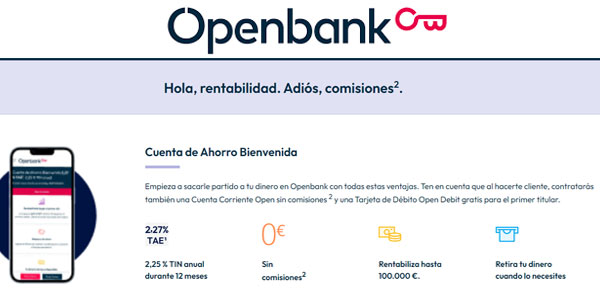 Openbank 50 euros de regalo