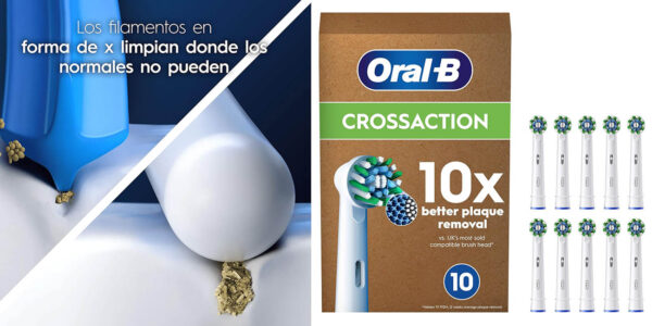 Oral-B Crossaction cabezales recambio pack chollo