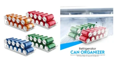 organizadores de latas para nevera Kichly baratos