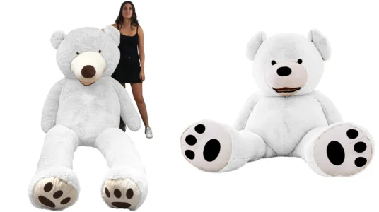 osito gigante de peluche bananair de 340 cm