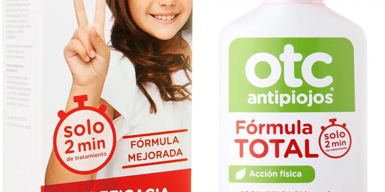 OTC Antipiojos Fórmula Total, Elimina en 2 Minutos el 100% de Piojos y Liendres