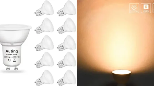 Pack 10x Bombilla LED Auting GU10 de 5W