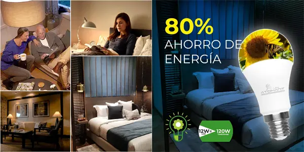 Pack 10x bombilla LED ATOMANT 27 A60 de 12W