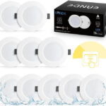 Pack x10 Focos empotrables downlight LED Eande de 6W