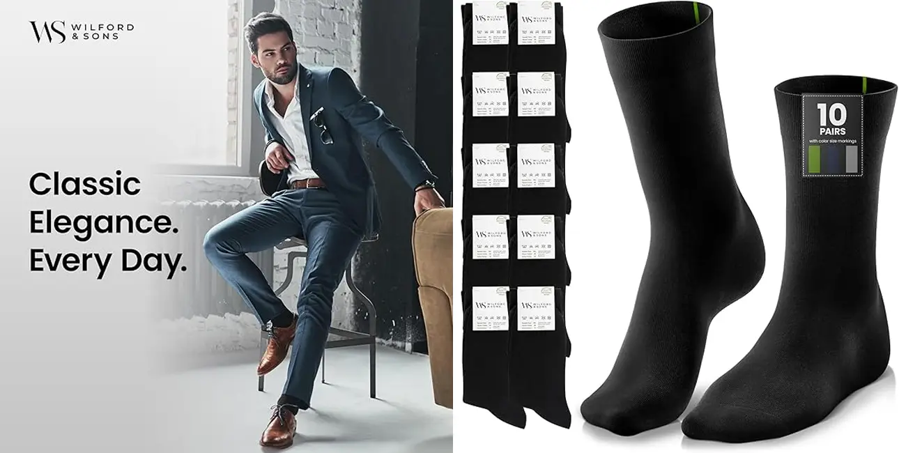 Pack 10 pares de calcetines Wilford & Sons