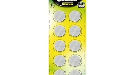 Pack de 10 pilas de botón de litio CEGASA CR2032 3V para dispositivos