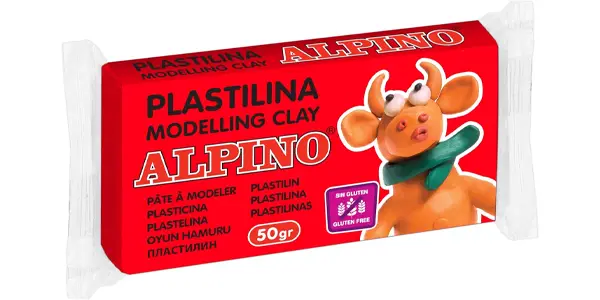 Pack de 10 unidades de Plastilina Alpino