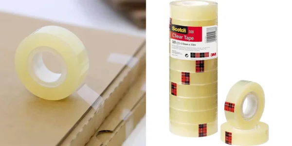 Pack 10x cinta adhesiva Scotch de 15 mm x 33 m