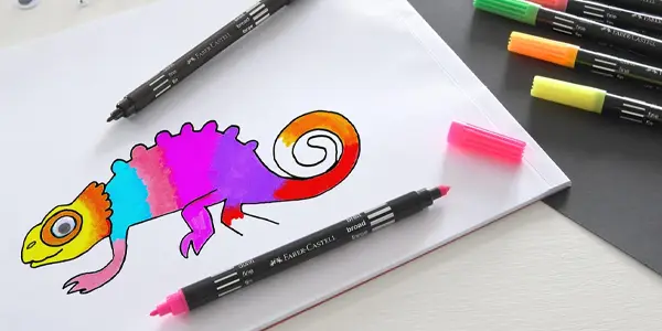 Pack 10x rotulador doble Faber-Castell Neón