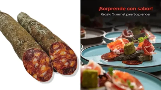 Pack de 10 sobres de chorizo de bellota ibérico