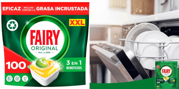 Pack x100 cápsulas Fairy Original All in One Limón