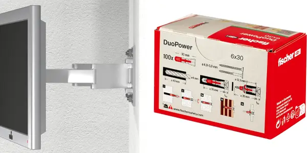 Caja de 100 tacos Fischer DUOPOWER