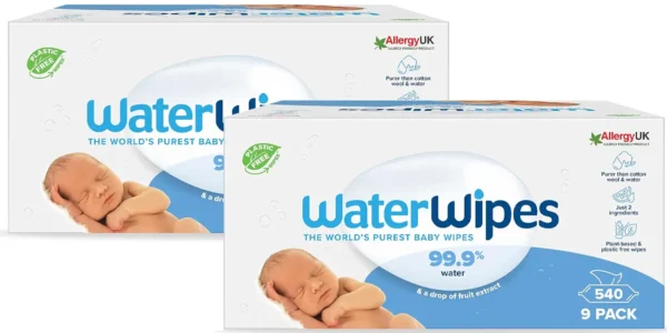Pack de 1.080 toallitas húmedas para bebé WaterWipes