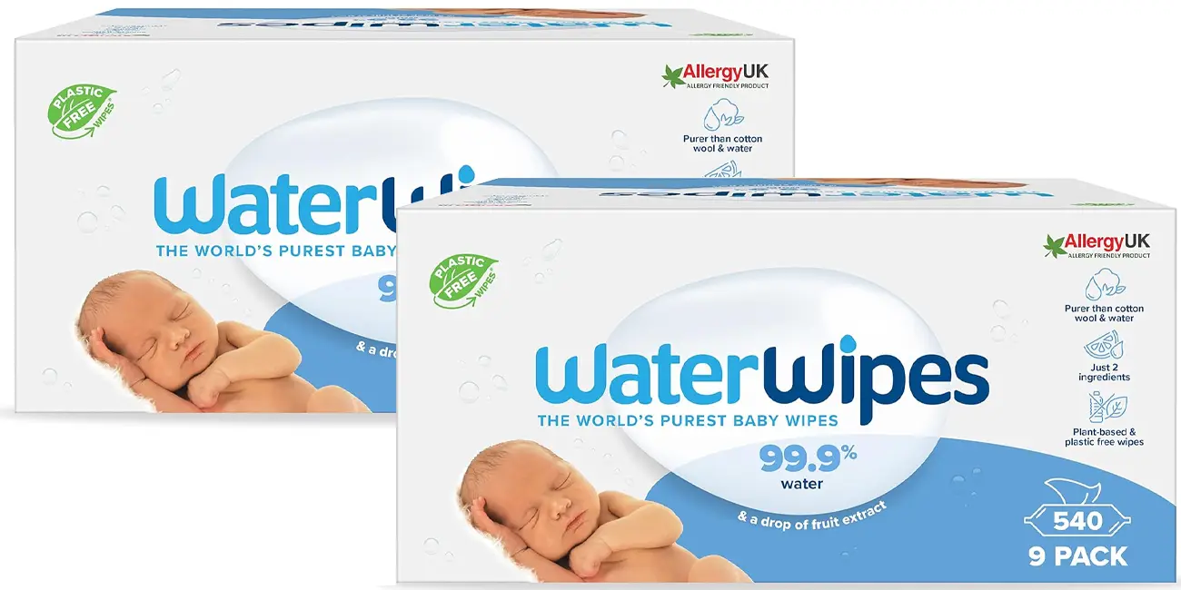 Pack de 1.080 toallitas húmedas para bebé WaterWipes